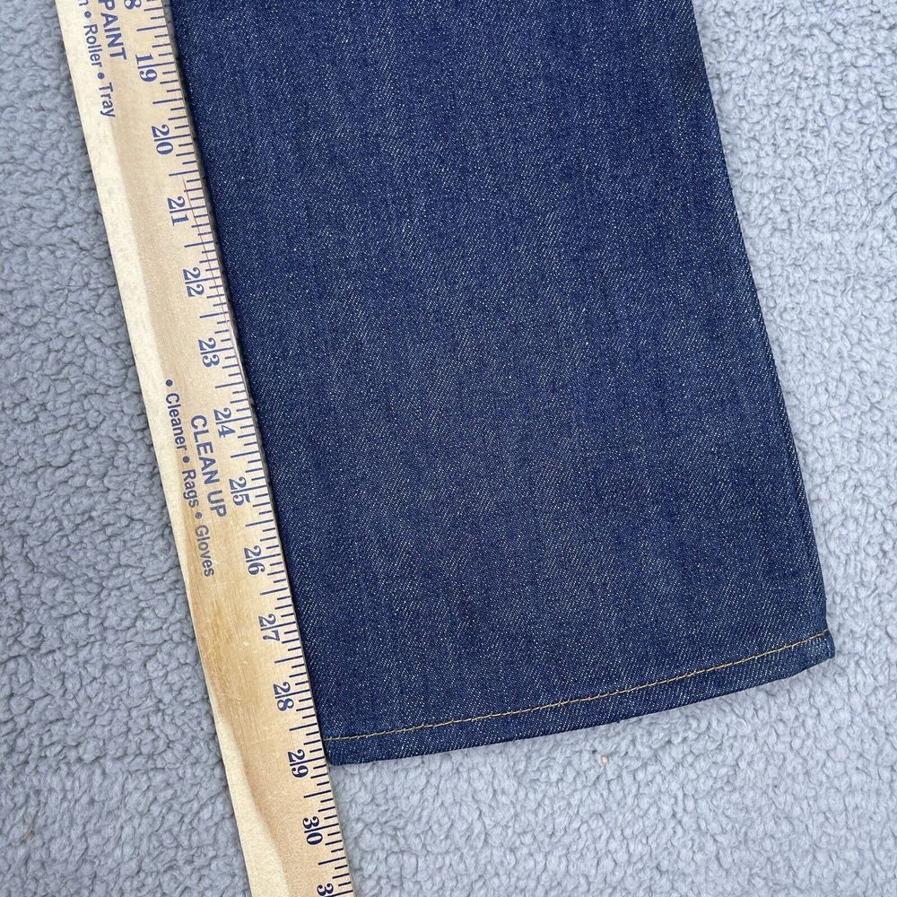 VTG Deadstock Levis Saddleman Jeans Womens 26x29 Raw Denim USA Orange Tab 80s - Picture 16 of 16
